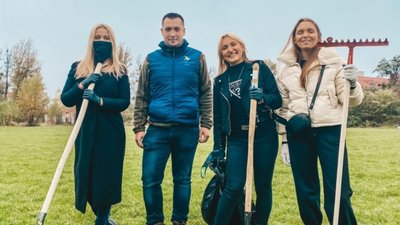 У Львові блогери прибирали місто (ФОТО)
