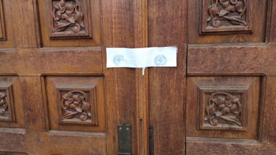 На Львівщині опечатали храм Святого Іова Почаєвського (ВІДЕО)