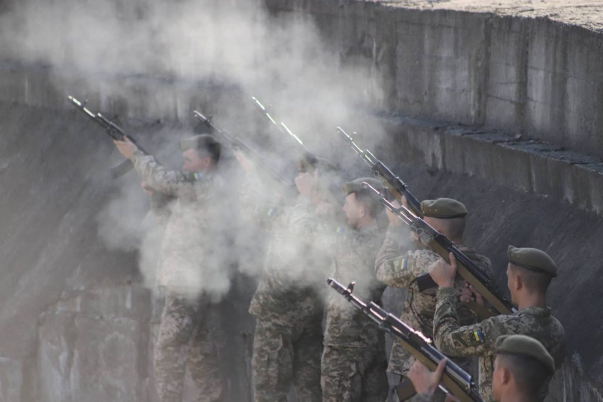 У Львові з військовими почестями перепоховали воїнів УПА. Фото Олександра Ганущина