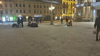 У центрі Львова на Різдво працюють машинки (ФОТО, ВІДЕО)