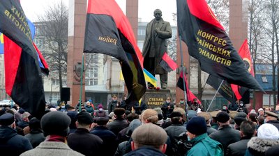 Як у Львові відзначили 112-річчя від дня народження Степана Бандери (ФОТО)