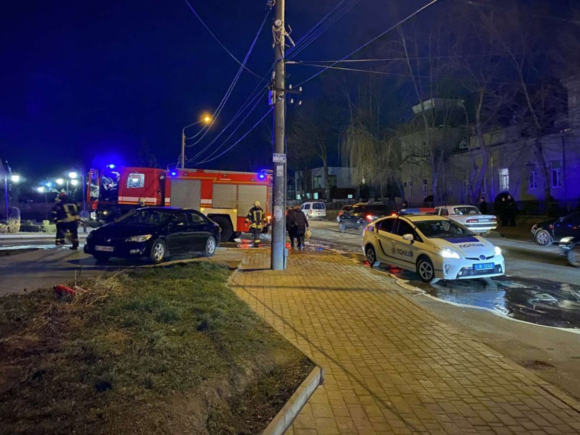 У Дрогобичі горів автомобіль