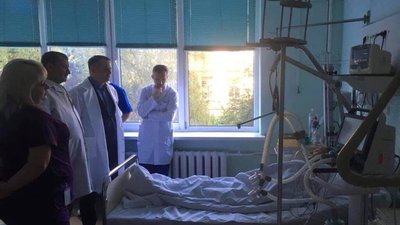 Олег Синютка провідав українських воїнів у Львівському військовому госпіталі