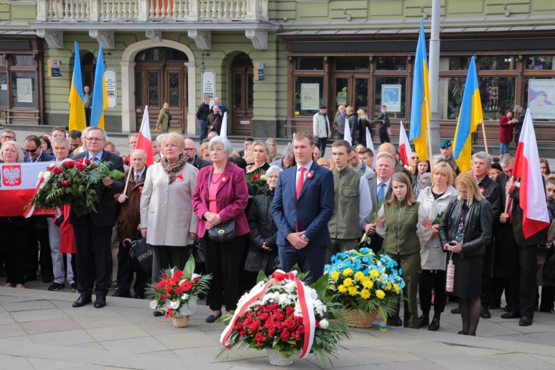 Українці і поляки спільно відзначили День Конституції Польщі. Фото прес-служба ЛОДА