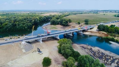 На Львівщині відкрили найбільший новозбудований міст на Західній Україні