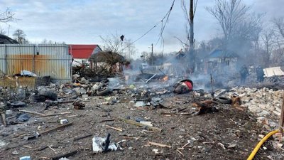 У Києві внаслідок ракетної атаки постраждало троє людей (ФОТО)