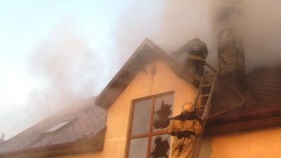 У Львові горів будинок