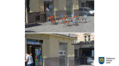 У центрі Львова демонтували відкритий літній майданчик