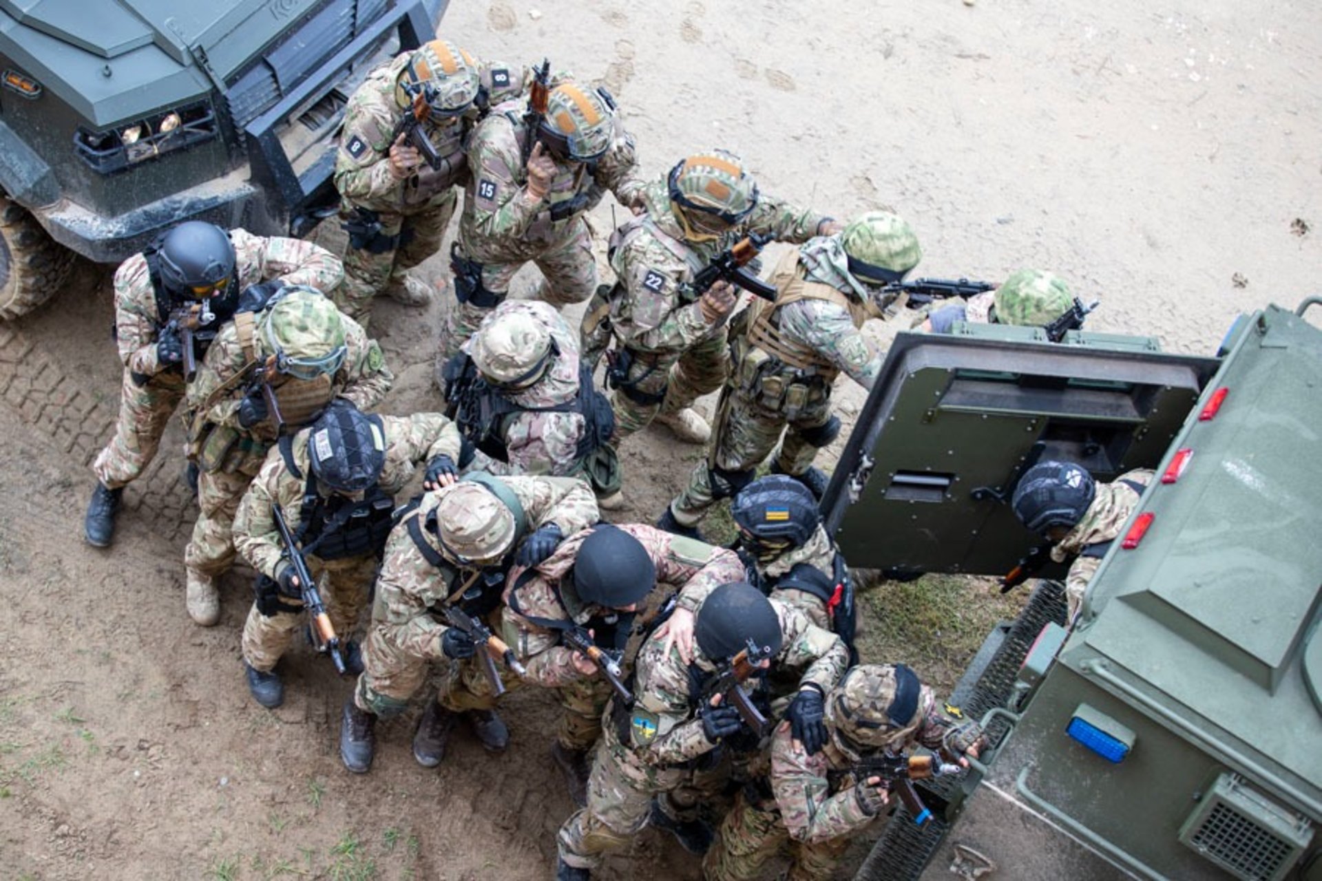 Національна гвардія блискуче відпрацювала бій у місті під час міжнаціональних навчань «Rapid Trident 2021», фото НГУ