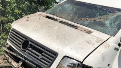 На Кивщині авто з двома пасажирами підірвалось на міні