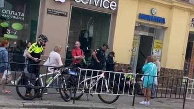 У Львові затримано кур'єра, який збив людей (ВІДЕО)