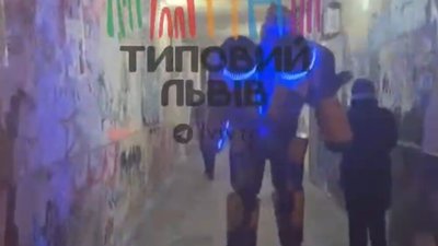 У центрі Львова прогулявся трансформер