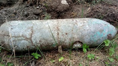 У Винниках грибники  «вполювали»  осколочно-фугасну авіаційну бомбу