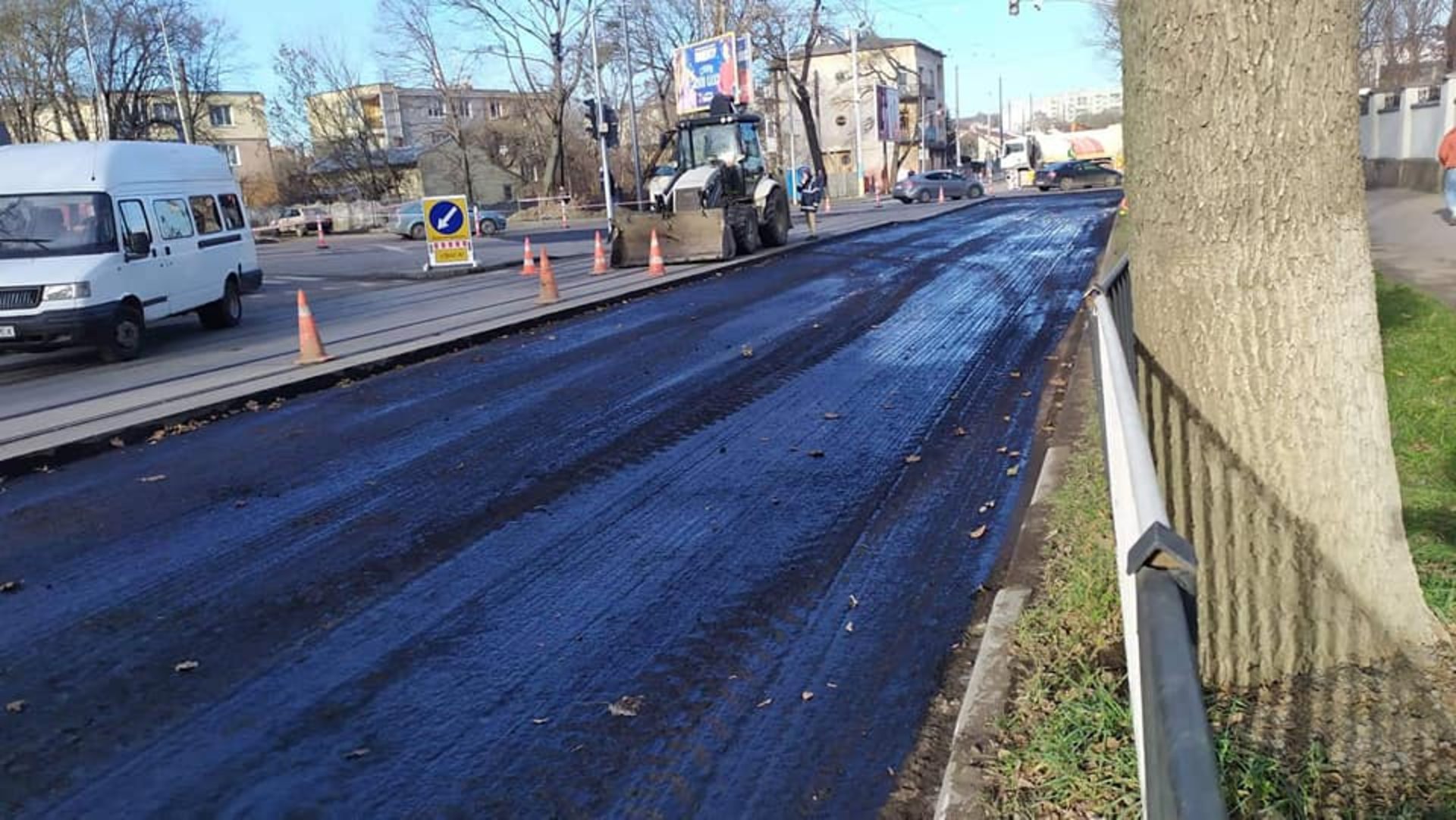 У Львові зупинили рух на Липинського. Фото ГО Зручне місто