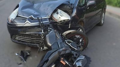 На Львівщині у аварії травмувався неповнолітній велосипедист (ВІДЕО)