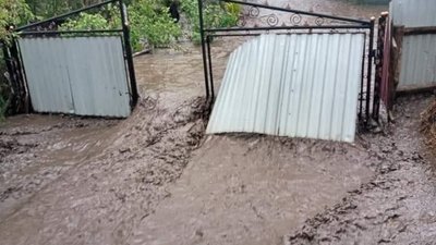 На Прикарпатті через сильний дощ затопило село (ФОТО)