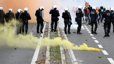 Заворушення у Брюсселі: арештовані десятки людей