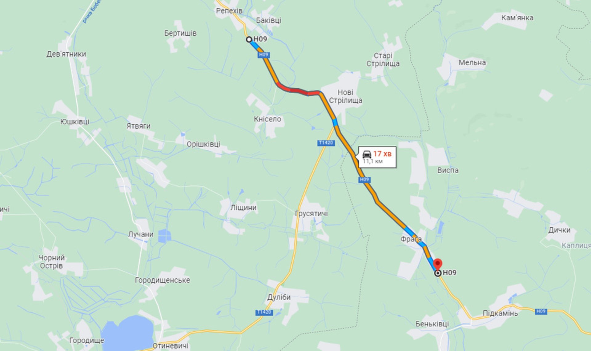 На Львівщині через ДТП ускладнення руху транспорту