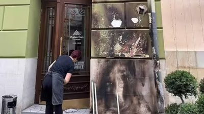 У Львові намагалися спалити заклад харчування