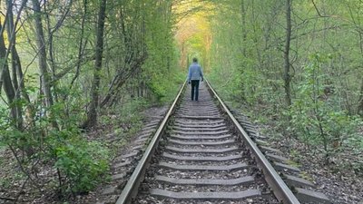 На Рівненщині закохані їдуть у тунель кохання (ВІДЕО)