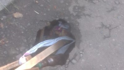 У Львові у Сихівському району утворилось провалля (ФОТО)