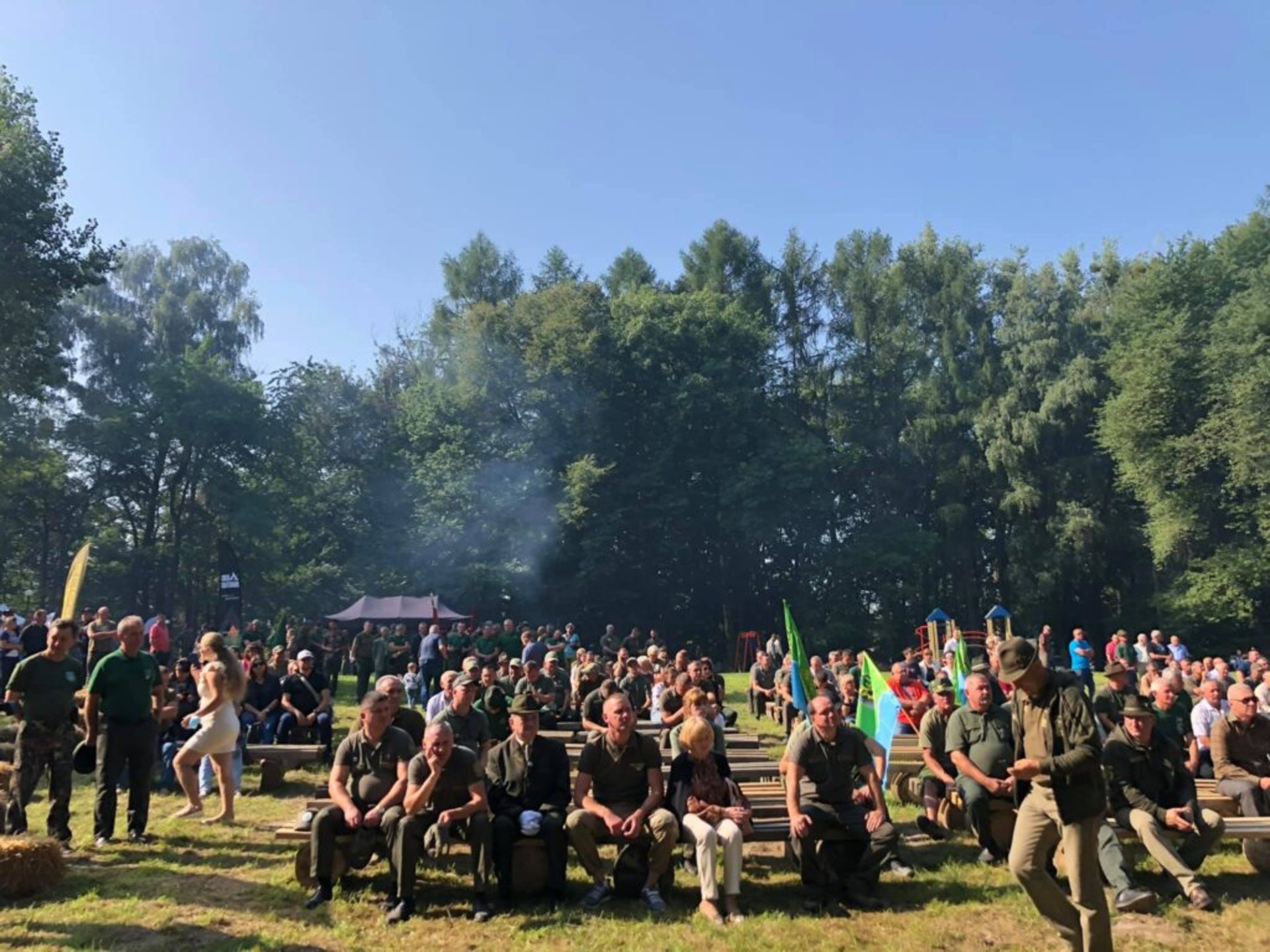 На Львівщині запалала мисливська ватра, фото ЛОДА