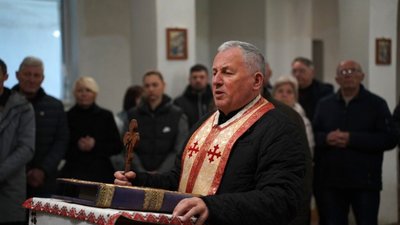 Дрогобицька громада провела в останню путь воїна Юрія Пертака