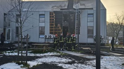 У Львові горів двохповерховий будинок для переселенців