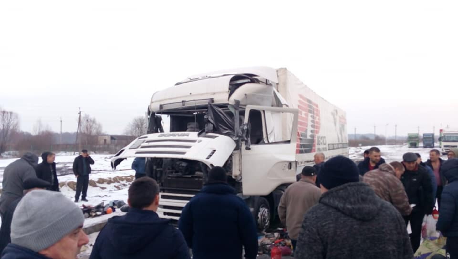 У пункті пропуску «Краковець», у вантажівці вибухнув газовий балон