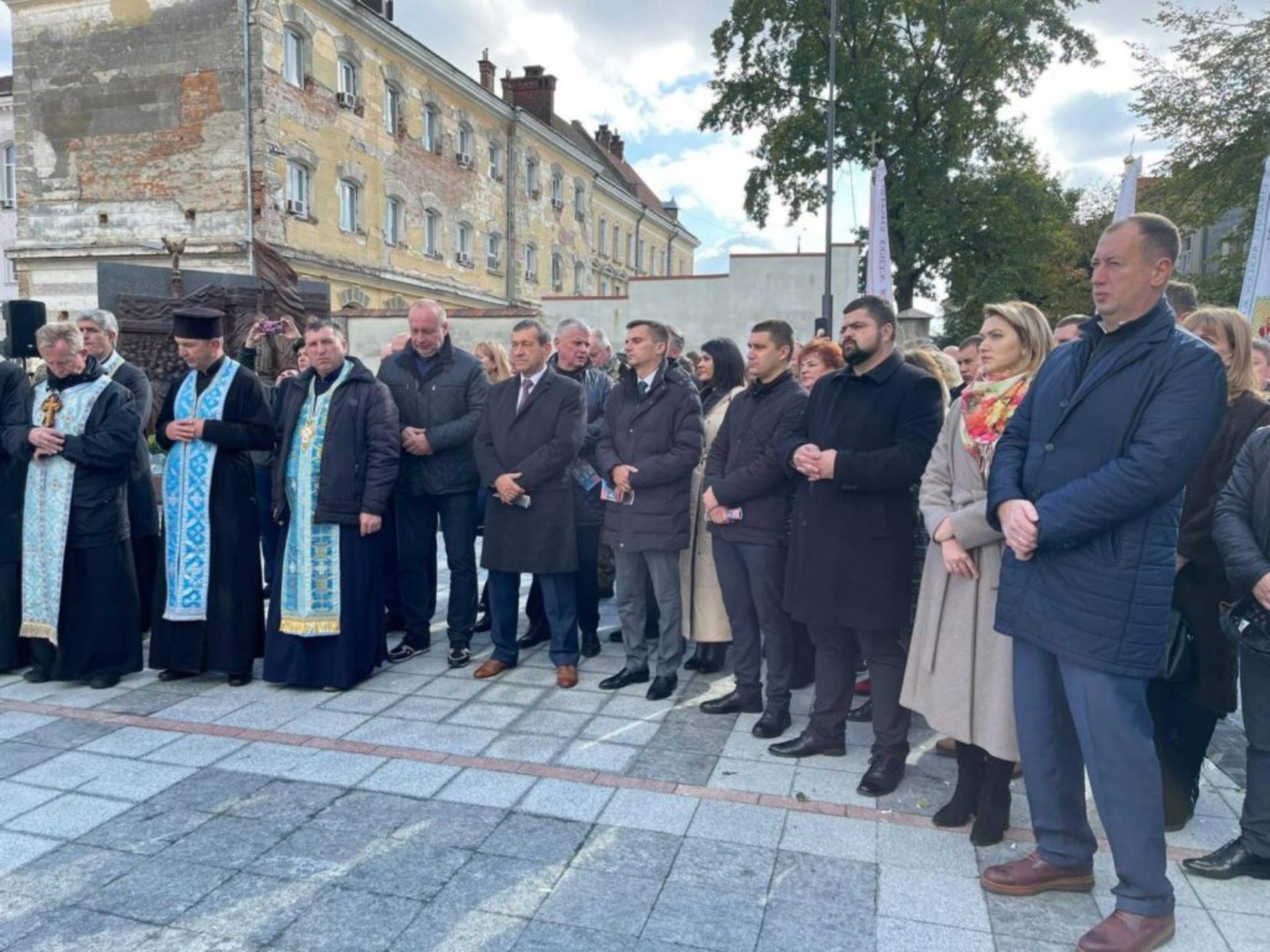 На Львівщині відкрили пам’ятник Небесній Сотні та Героям АТО/ООС, фото Стрийська міська рада