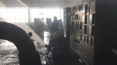 Пожежу у Бурштині гасило 57 рятувальників (ФОТО)