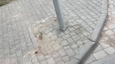 У Львові на тротуарах почали малювати бруківку (ФОТО)
