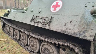 Броньована МТ-ЛБ буде допомагати медикам 103 бригади тероборони евакуйовувати поранених