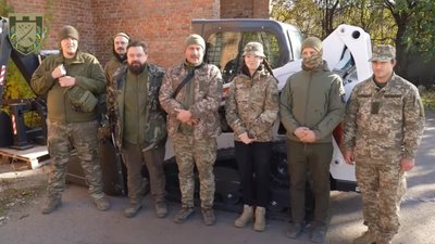 Львівська ОВА передала техніку для 128-ої окремої бригади ТрО