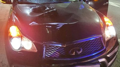 На трасі "Львів-Шегині" водій Infiniti збив пішохода і втік (ФОТО)