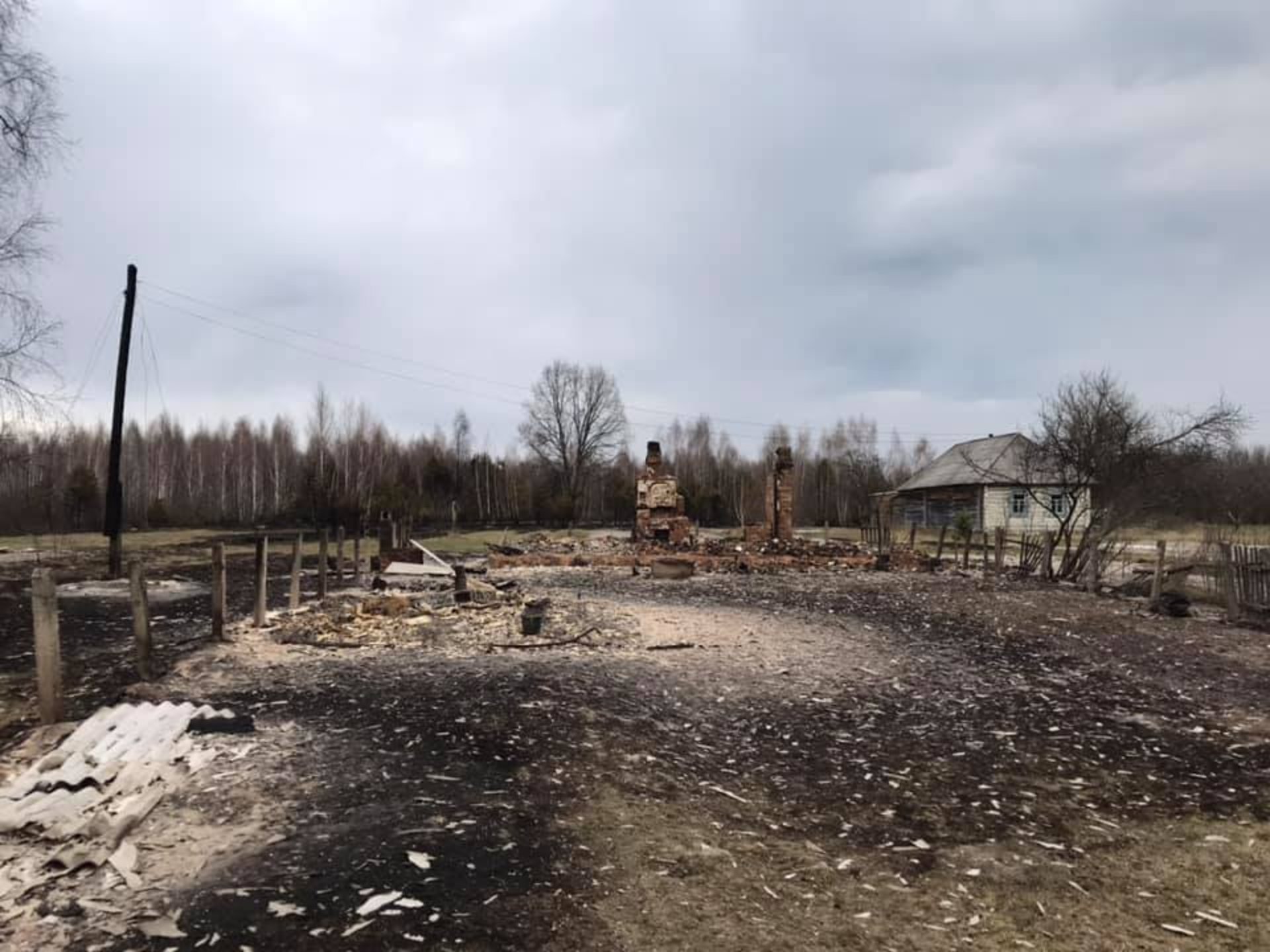 Як на Житомирщині вигоріли села. Фото: Денис Казанский.