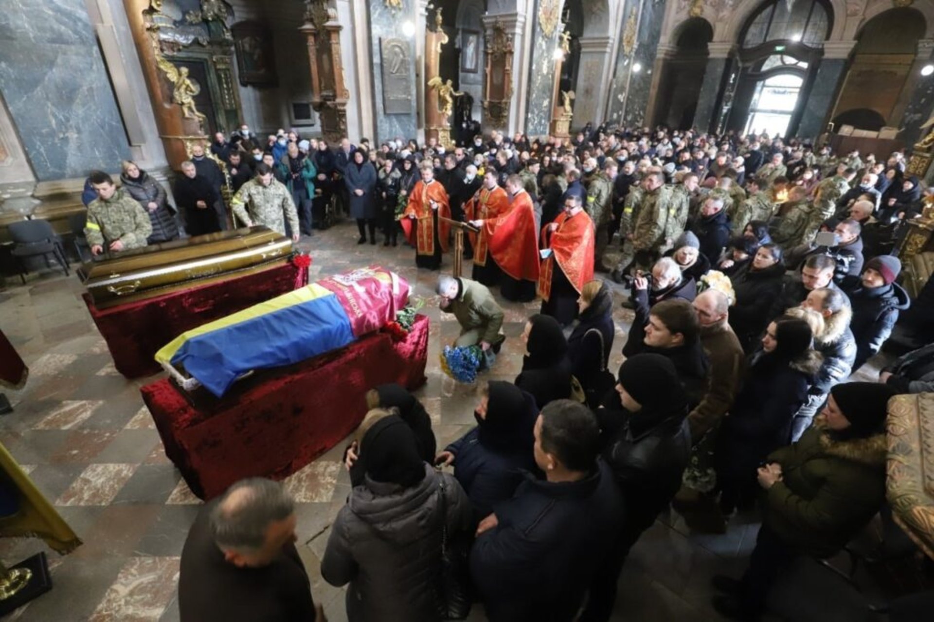 Львівщина провела в останній путь Героїв українсько-російської війни, фото Ірина Гримак/ФБ