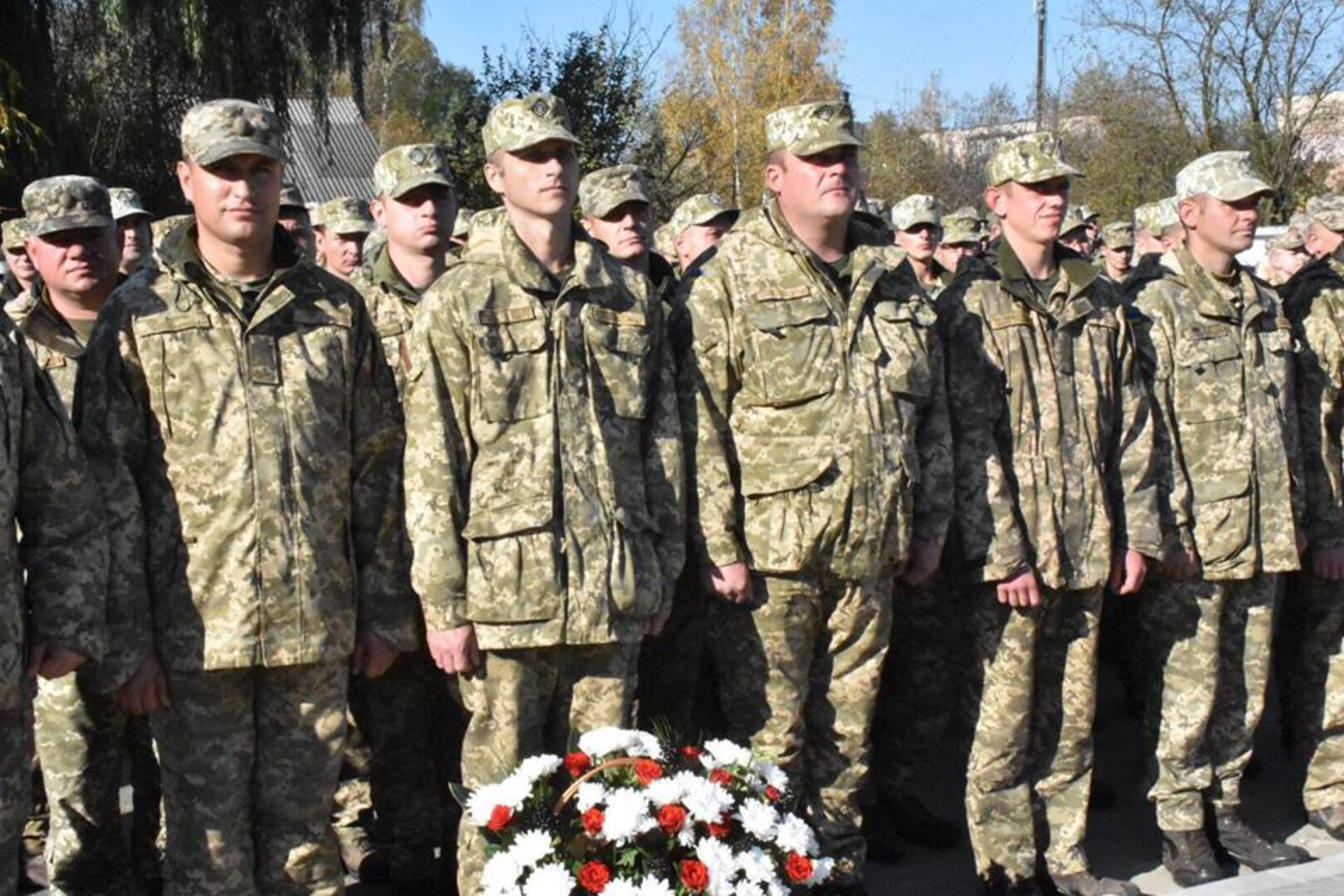 На Яворівщині відкрили меморіал пам'яті воїнам 24-ї Королівської бригади. Фото прес-служба ЛОДА