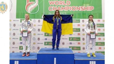 19-річна представниця Львівщини Анжеліка Намєснік у Будапешті завоювала одразу 4 золотих та дві срібні медалі
