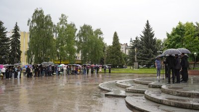 На Львівщині відбулось памʼятне віче з нагоди річниці перепоховання Шевченка