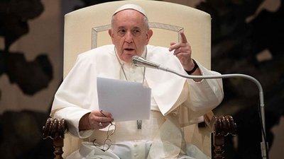 Війна нищить не тільки теперішнє, але й майбутнє, - Папа Франциск
