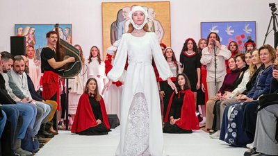 В Софії Київській представили колекцію етнічного одягу, що зцілює