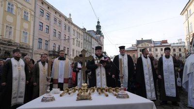 У Львові військові капелани різних конфесій освятили воду