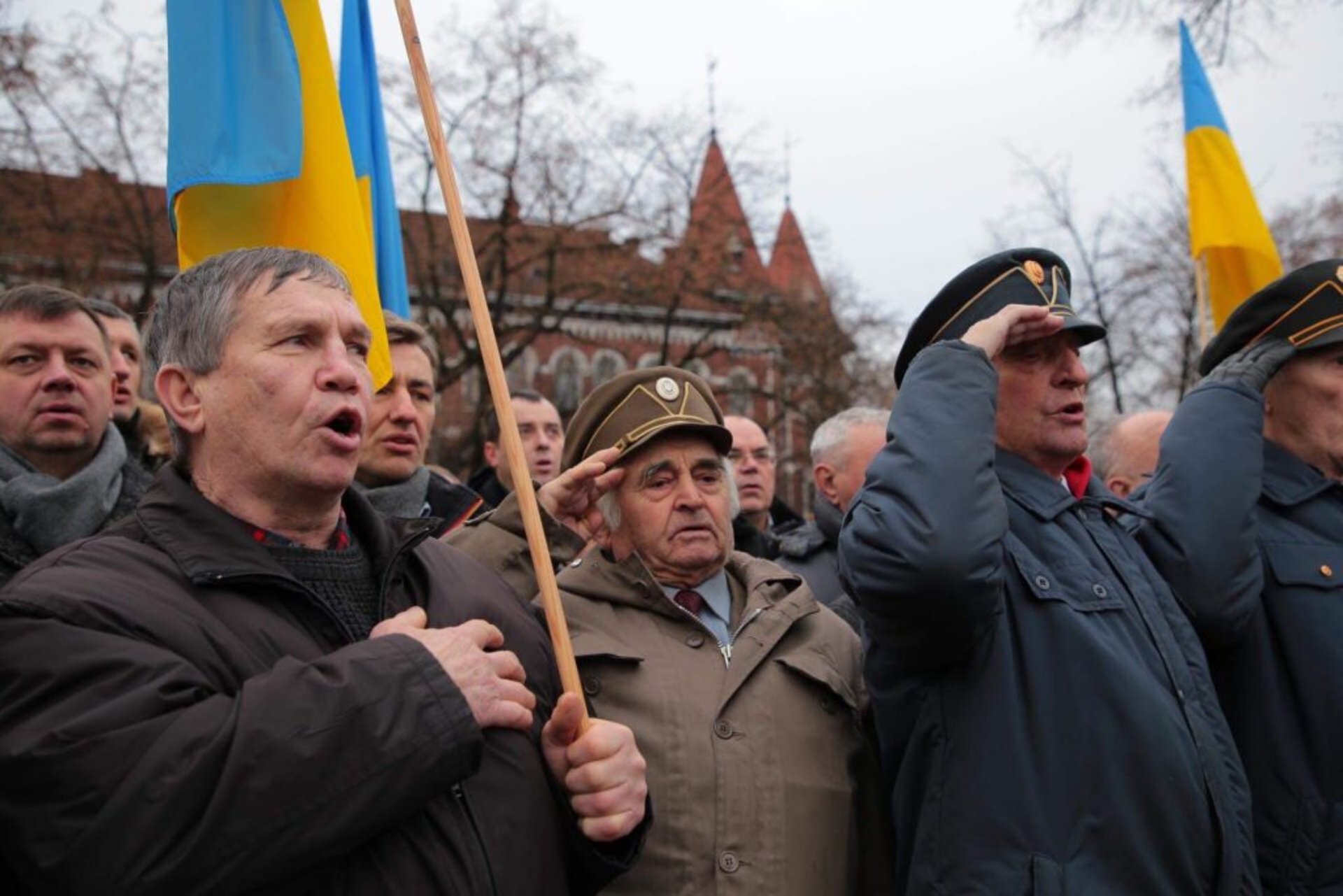На Львівщині відзначили 110-ту річницю від дня народження Степана Бандери. Фото Ольга Матейчик