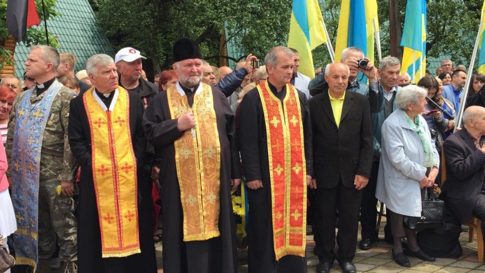 На Львівщині урочисто відзначили 75-у річницю створення Української Головної Визвольної Ради. Фото Юра Кенцало, Четверта студія