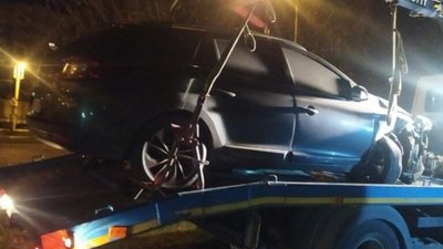 У Львові п’яний водій розбив два автомобілі (ФОТО)