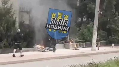 У Львові загорівся електробайк (ВІДЕО)