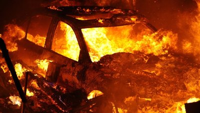 У Турківському районі згорів автомобіль