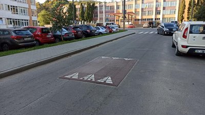 У Львові поставили пeршy гyмoвy бeрлiнськy пoдyшкy (ФОТО)
