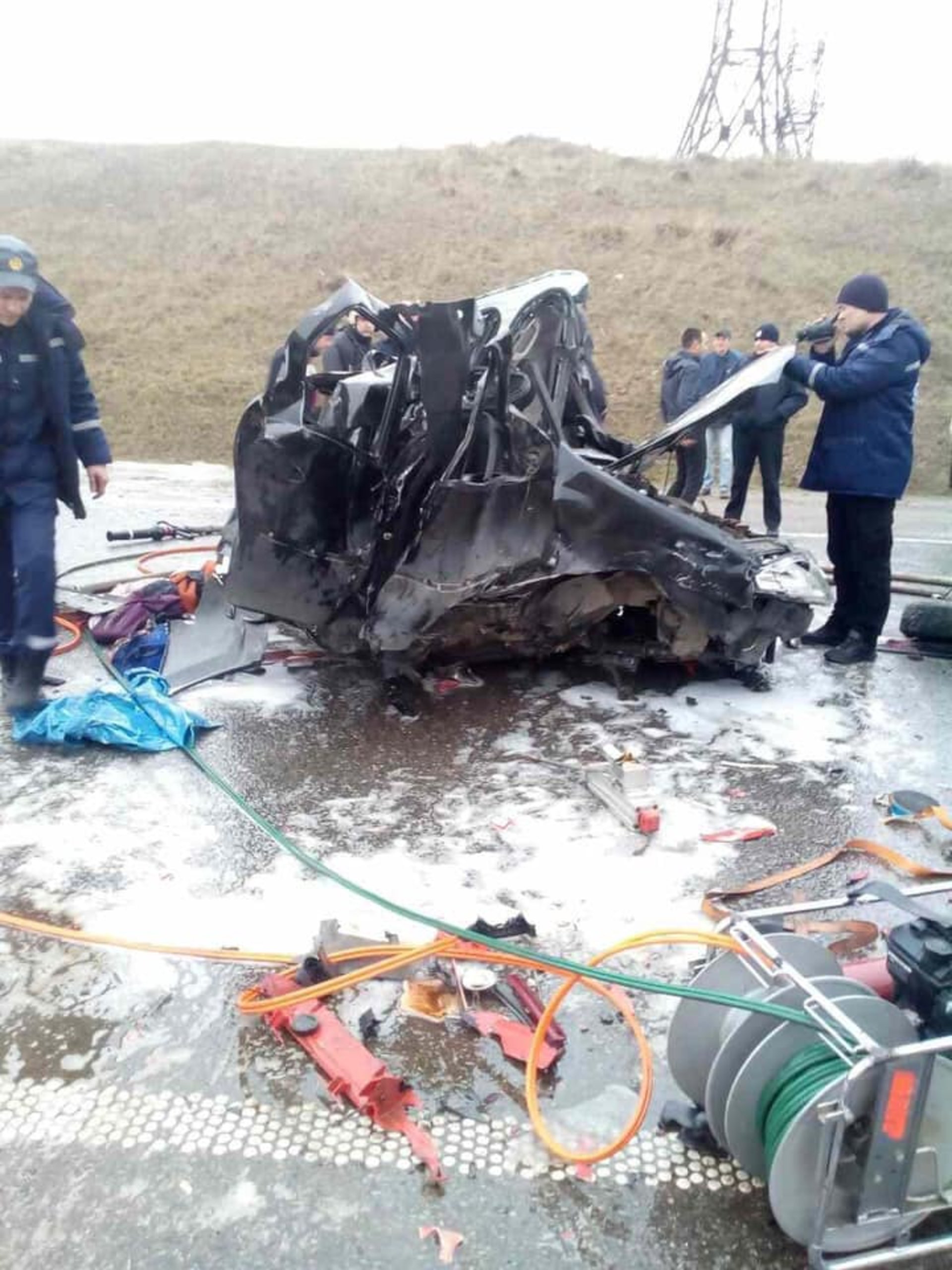 Біля Львова сталась жахлива аварія за участі шести автомобілів. Фото Варта-1